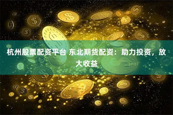 杭州股票配资平台 东北期货配资：助力投资，放大收益